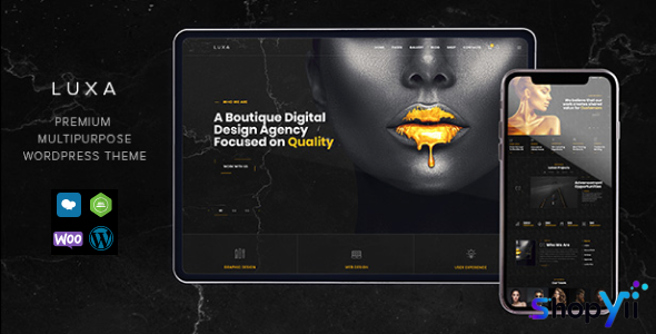 Luxa v1.2.2 - Luxury Black MultiPurpose WordPress Theme