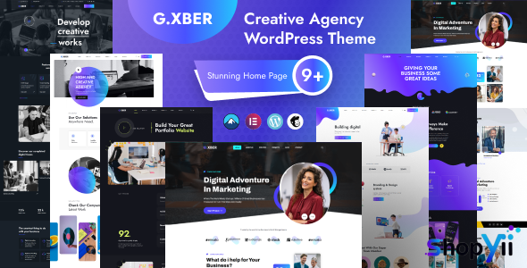 Gxber v1.0.2 - Creative Agency WordPress Theme