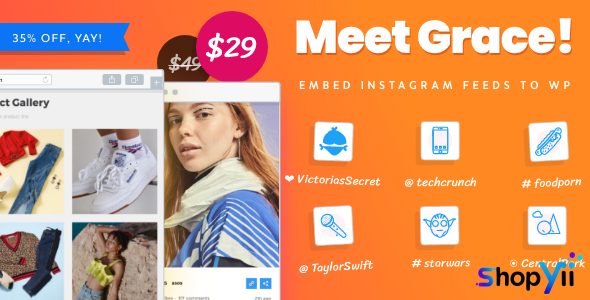 Instagram Feed Gallery - Grace for WordPress v1.1.14