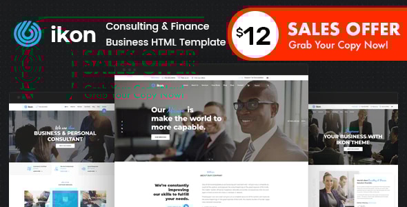 ikon v1.0 - Consulting Business HTML Template