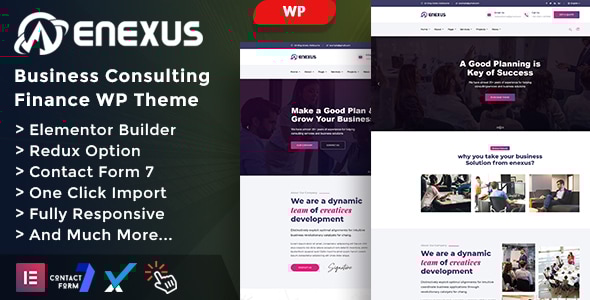 Enexus v1.0 - Consulting Business Elementor WordPress Theme