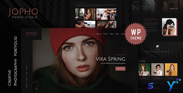 Jopho v1.0 - Creative Photography WordPress Theme