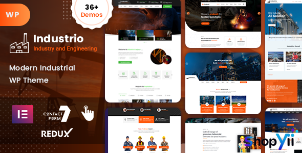 Industrial - Industry & Factory WordPress (Updated)