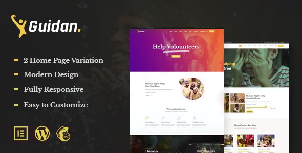 Guidan v1.0 - NonProfit Charity WordPress Theme