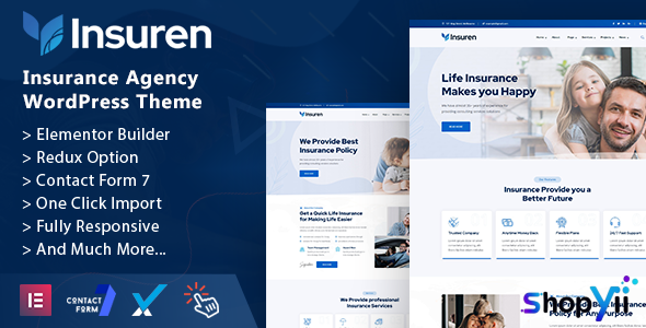 Insuren v1.0 - Insurance Agency WordPress Theme