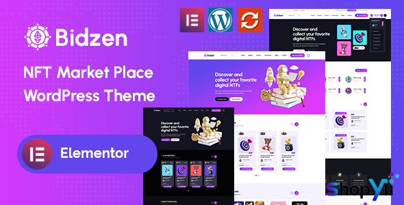 Bidzen - NFT Marketplace WordPress Theme - 4 January 2023