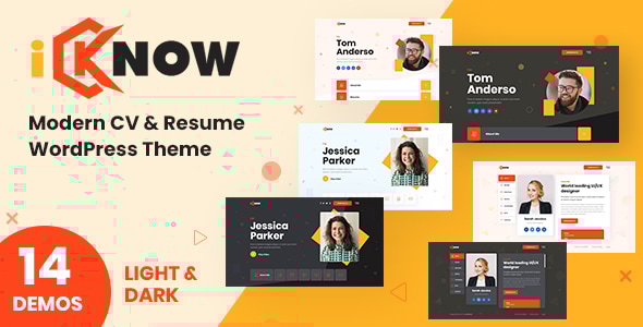 iKnow v8.0 - Personal Portfolio WordPress Theme