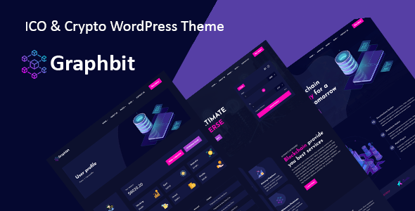 Graphbit v1.0 - ICO & Crypto Bootstrap WordPress Theme