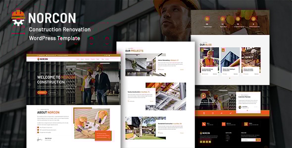 Norcon v1.0 - Construction Renovation WordPress Theme