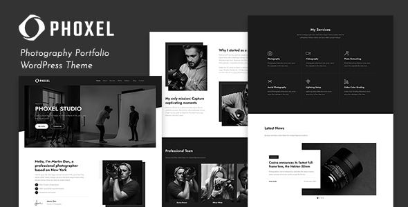 Phoxel v1.0 - Photography Portfolio WordPress Theme