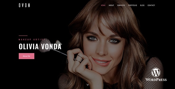 Ovon v1.0 - Makeup Artist WordPress Theme