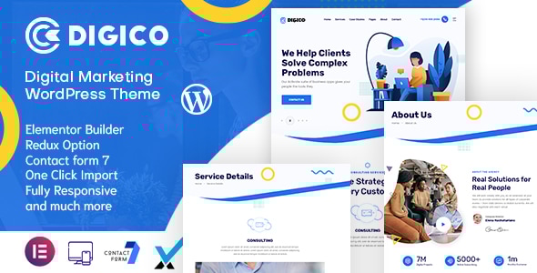 Digico v1.0 - Multipurpose Consulting WordPress Theme