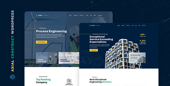 Axial v1.0 – Construction Company WordPress Theme