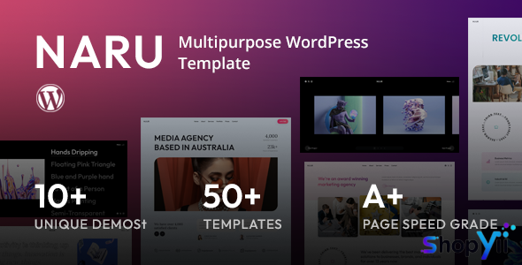 Naru - Personal Portfolio WordPress Theme