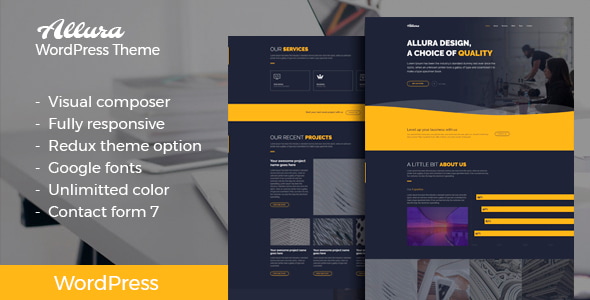 Allura v1.0 - Portfolio WordPress Theme
