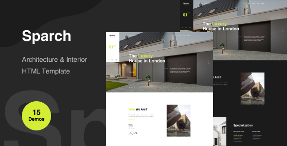 Sparch v1.0 - Architecture & Interior HTML Template