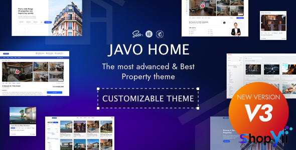 Javo Home v3.4 - Real Estate, Property WordPress Theme