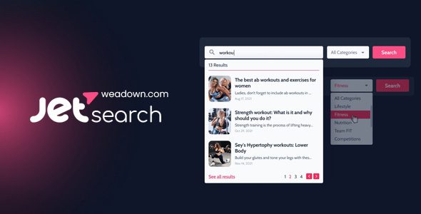 JetSearch 3.5.9 – WordPress Search Plugin for Elementor, Gutenberg, and Bricks