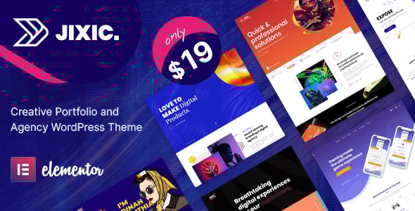 Jixic v1.5 - Creative Portfolio & Agency WordPress Theme
