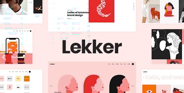 Lekker v1.1 - Portfolio WordPress Theme