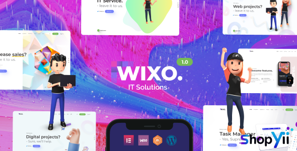 Wixo v1.0.0 - Technology & IT Solutions WordPress Theme