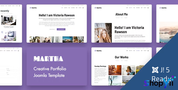 Martha v1.0 - Creative Portfolio Joomla Template