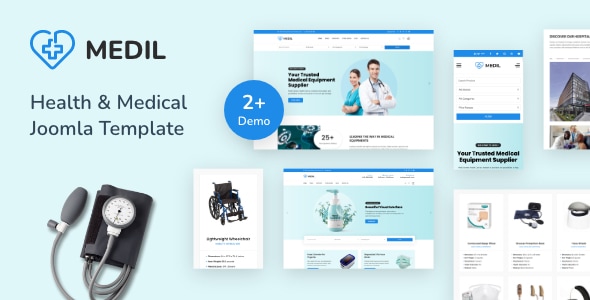 Medil v1.0 - Medical & Healthcare Joomla 4 Template