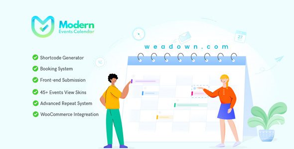 Modern Events Calendar Pro 7.22.0 + Addons