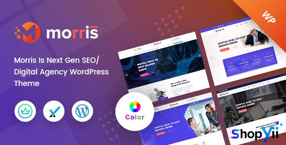 Morris v1.0.0 - WordPress Theme for Digital Agency
