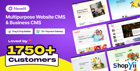 Nexelit v1.1 - Multipurpose Website & Business Management System CMS