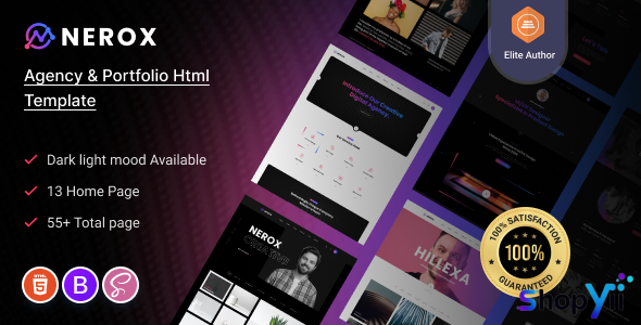 Nerox v1.0 - Agency & Portfolio HTML Template