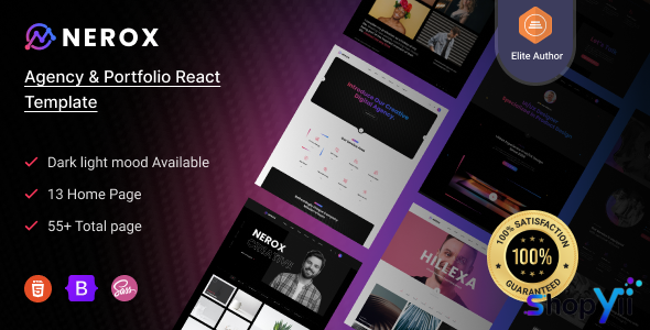 Nerox v1.0 - React Next js Agency & Portfolio Template