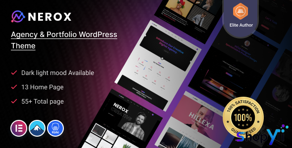 Nerox v1.0.2 - Agency & Portfolio WordPress Theme