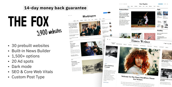 The Fox v4.6.5 - Minimal WordPress Blog Magazine Theme