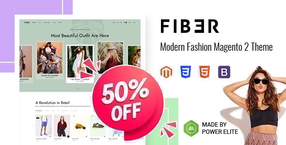 Fiber v1.1.0 - Modern Fashion Store Magento 2 Theme