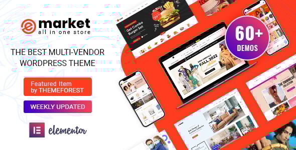 eMarket v2.3.0 - Multi Vendor MarketPlace WordPress Theme