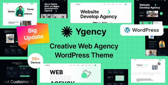 Ygency v1.0.3 - Web Design Agency WordPress Theme