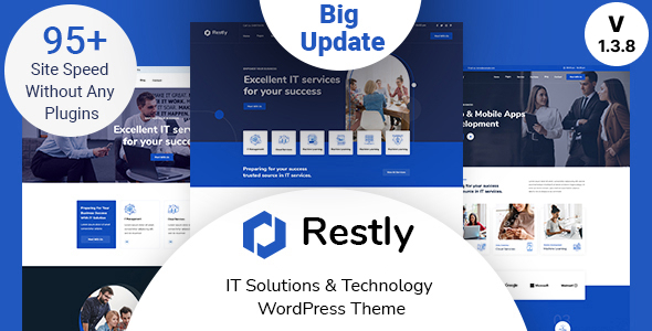 Restly v1.0 - IT Solutions & Technology WordPress Theme
