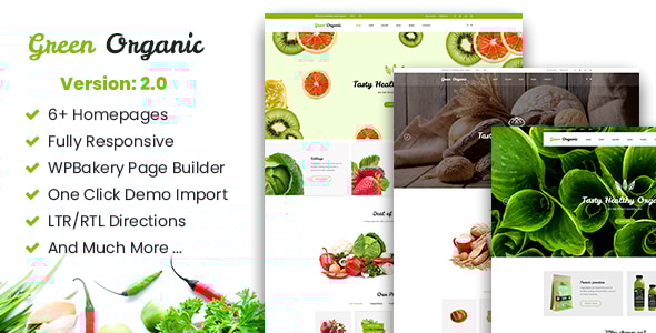 Green Organic v2.23 - Organic Store & Bakery Theme