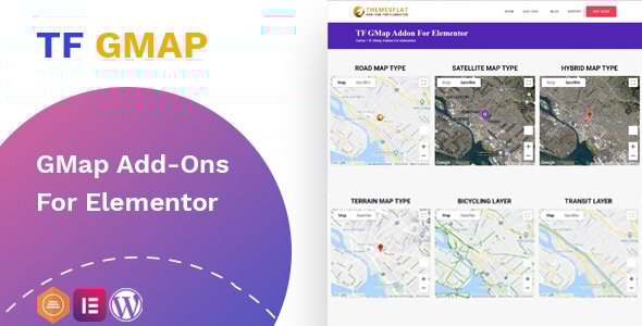 Google Maps addon v1.0.0 - widget for Elementor
