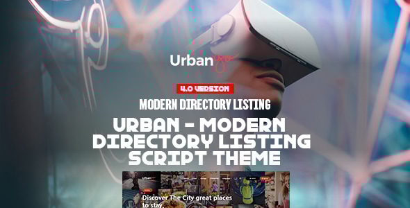 Urbainx v1.1 - Modern Directory Listing Script Theme