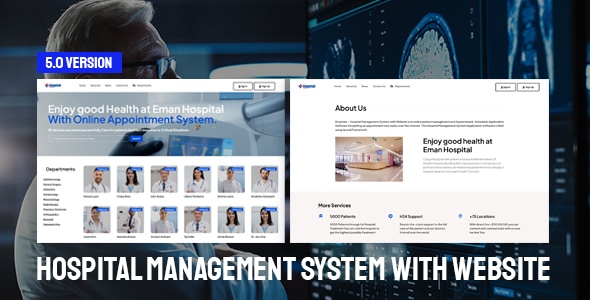 Emantals v1.0 - Hospital Management System with Website