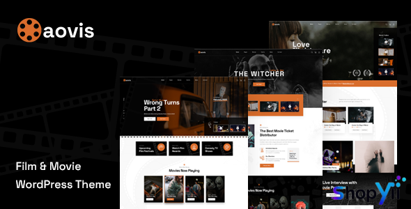 Aovis v1.0.1 - Booking Movie Tickets WordPress Theme