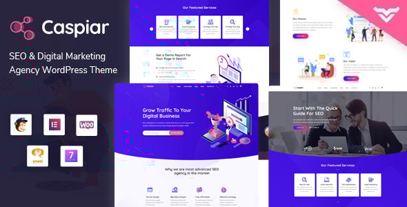 Caspiar v1.3 - Digital Marketing & Agency WordPress Theme