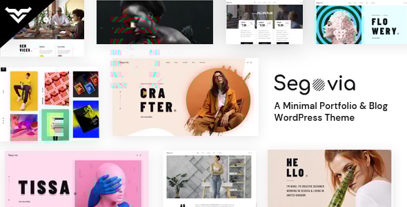 Segovia v1.5.4 - A Minimal Portfolio And Blog WordPress Theme