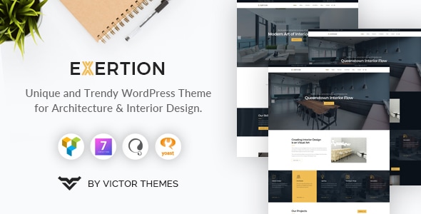 Exertion v1.3 - Architecture & Interior Design WordPress Theme