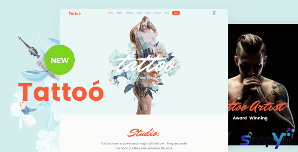 Tattoo v16.7 - WordPress Theme