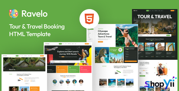 Ravelo v1.0 - Travel & Tour Booking HTML Template