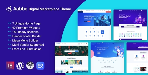 Aabbe v3.3.0 – Digital Marketplace WordPress Theme