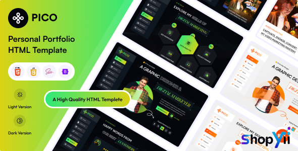 Pico - Personal Portfolio HTML Template